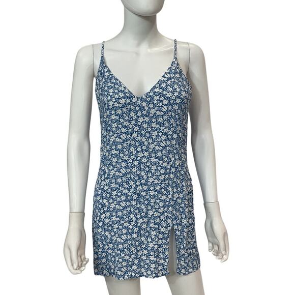 Reformation Dresses & Skirts - Reformation Floral Azul Simi Linen Dress Size M